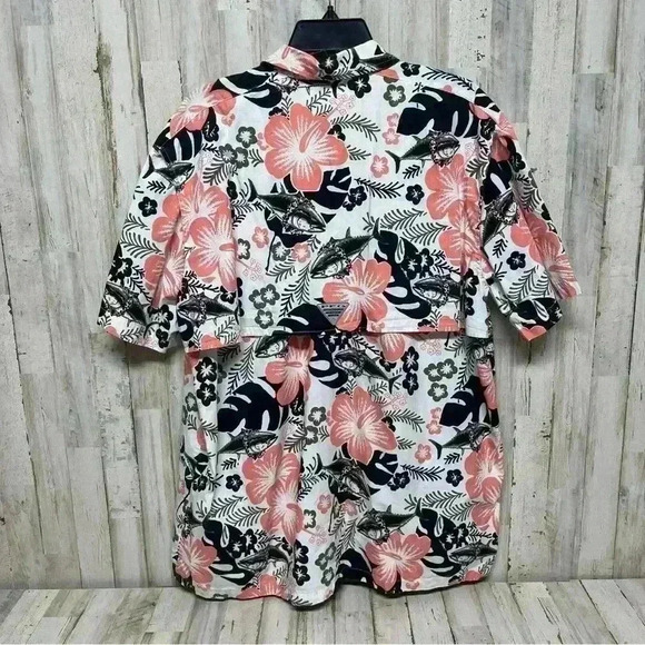 Columbia Men's Trollers Best Hawaiian Fish PFG Shirt Large - Picture 6 of 7